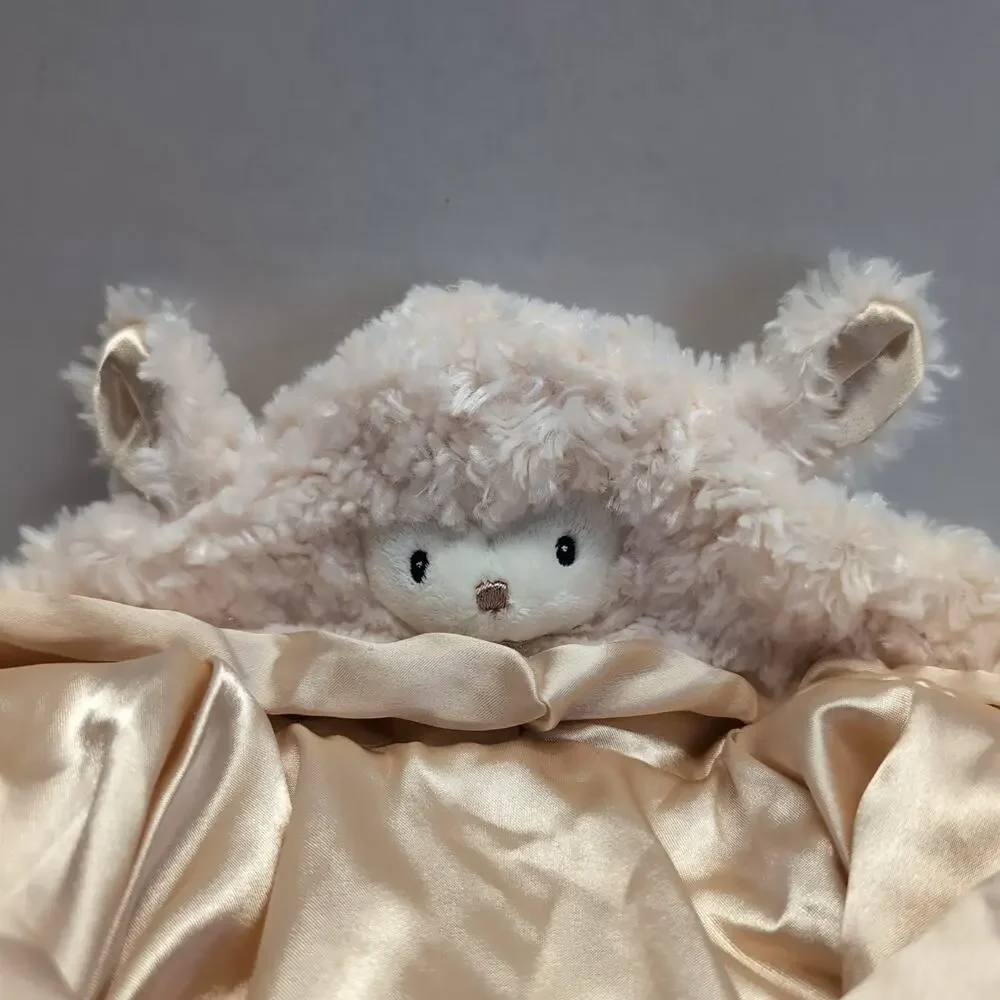 Gund‎ Baby Lamb Costume Sweater Satin Lined Rattle Pocket